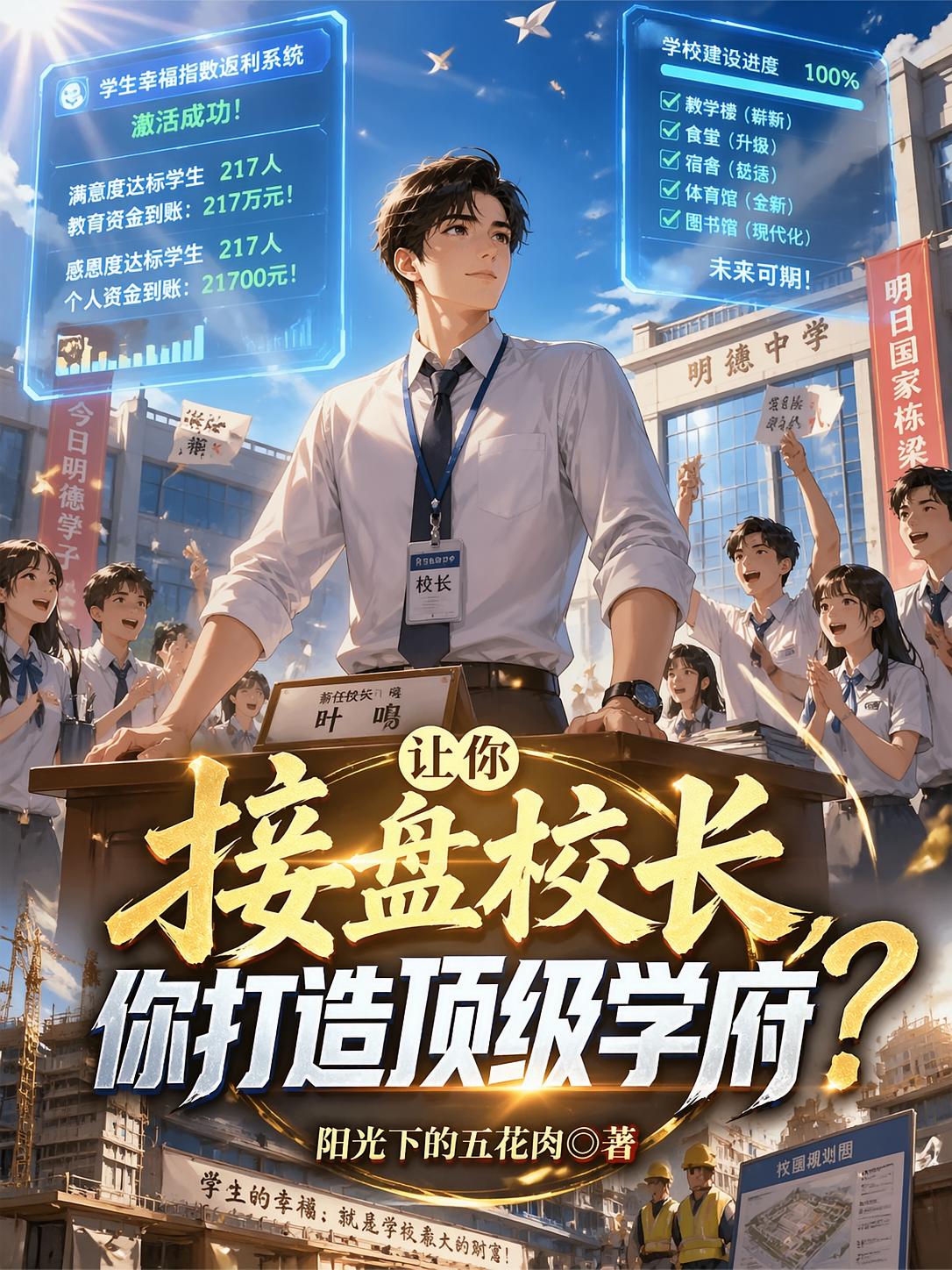 让你接盘校长,你打造顶级学府?