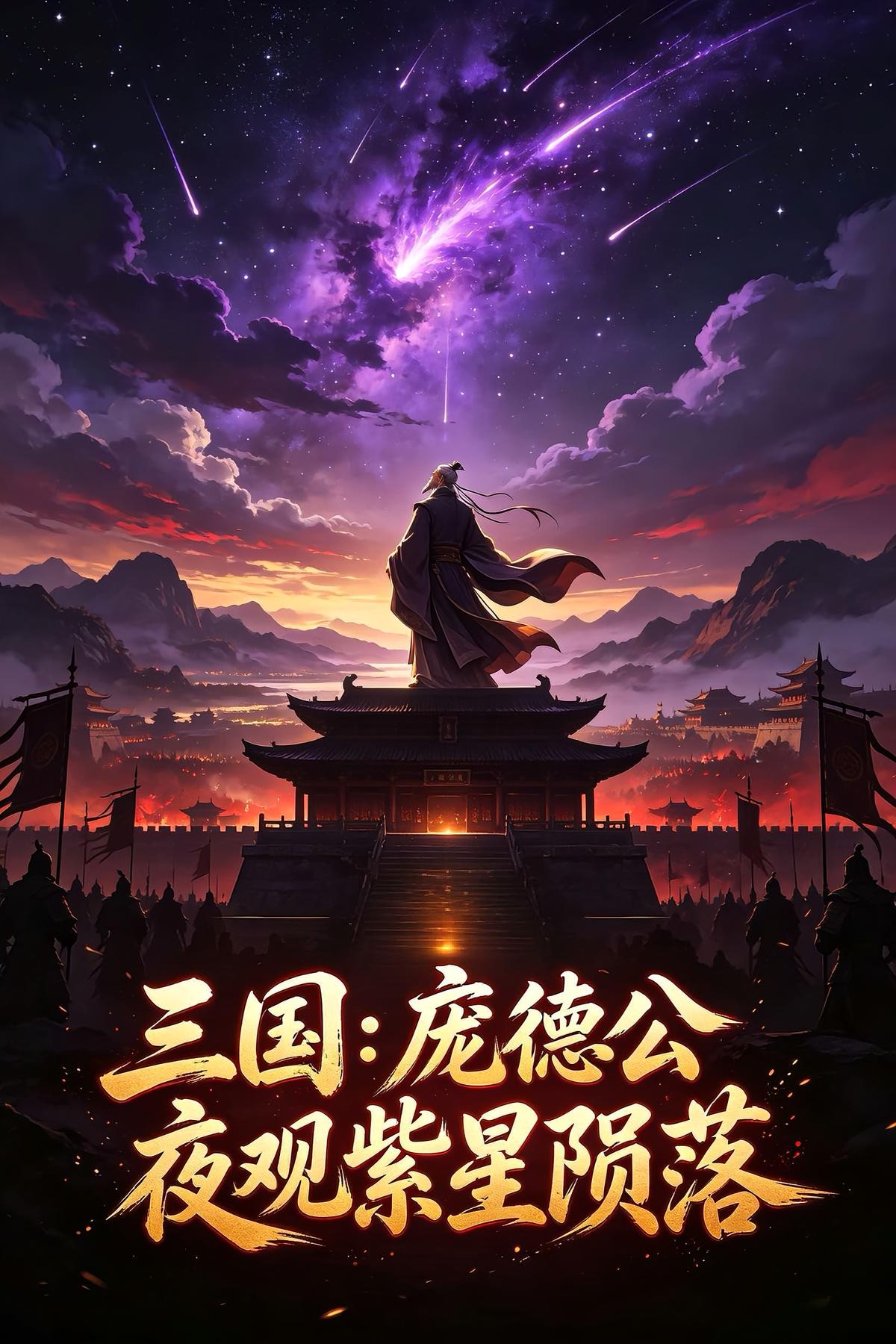 三国:庞德公夜观紫星陨落